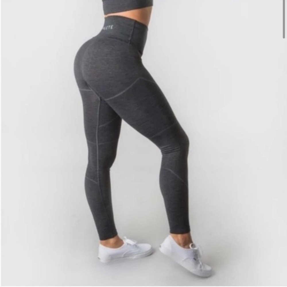 Dark Gray Alphalete Revival legging